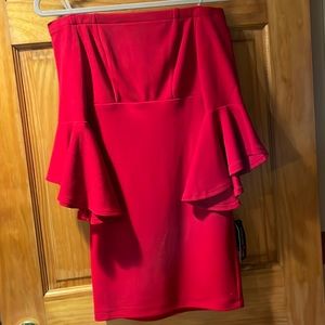 NWT TeezeMe Red Dress